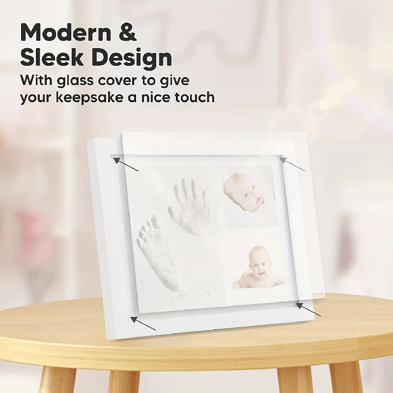 Baby Handprint & Footprint Keepsake Frame Kit